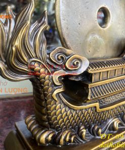 Thuyền Đầu Rồng Bằng Đồng Phong Thủy