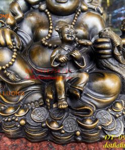 Tượng Phật Di Lặc Ngũ Phúc Bằng Đồng