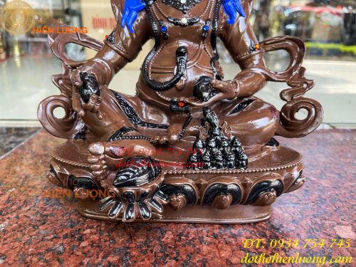Tượng Hoàng Thần Tài Vẽ Diện Bằng Đồng Decor Cao 30cm