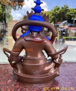 Tượng Hoàng Thần Tài Vẽ Diện Bằng Đồng Decor Cao 30cm