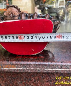 Tượng Hoàng Thần Tài Vẽ Diện Bằng Đồng Decor Cao 30cm