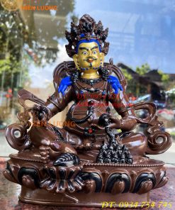 Tượng Hoàng Thần Tài Vẽ Diện Bằng Đồng Decor Cao 30cm