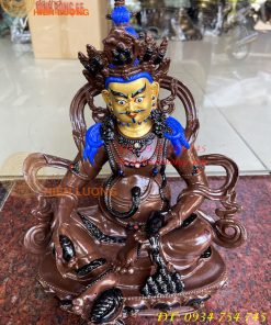 Tượng Hoàng Thần Tài Vẽ Diện Bằng Đồng Decor Cao 30cm