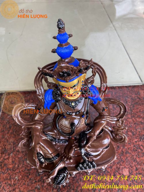 Tượng Hoàng Thần Tài Vẽ Diện Bằng Đồng Decor Cao 30cm
