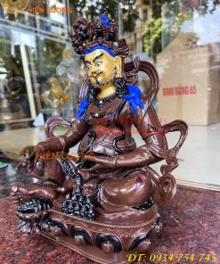 Tượng Hoàng Thần Tài Vẽ Diện Bằng Đồng Decor Cao 30cm
