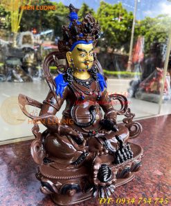 Tượng Hoàng Thần Tài Vẽ Diện Bằng Đồng Decor Cao 30cm
