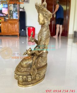 Tượng Kim Cang Tát Đỏa Bằng Đồng Cao 30cm