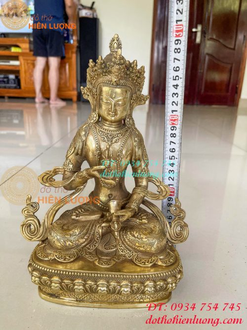 Tượng Kim Cang Tát Đỏa Bằng Đồng Cao 30cm