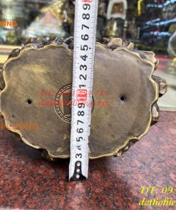 Tượng Sivaly Cao 28cm Bằng Đồng Hun Ngồi Bệ Đá