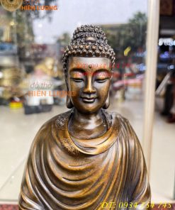 Tượng Thích Ca Bằng Đồng Cao 30cm