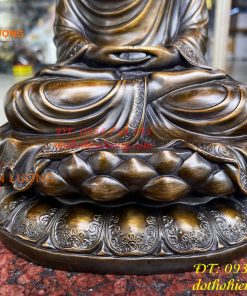 Tượng Thích Ca Bằng Đồng Cao 30cm
