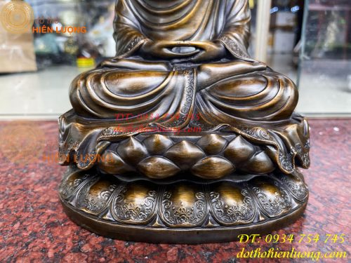 Tượng Thích Ca Bằng Đồng Cao 30cm