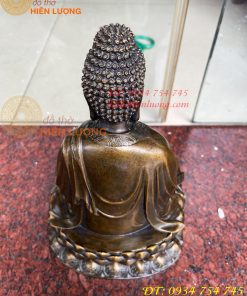 Tượng Thích Ca Bằng Đồng Cao 30cm