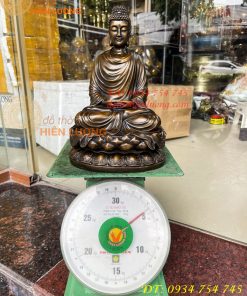 Tượng Thích Ca Bằng Đồng Cao 30cm