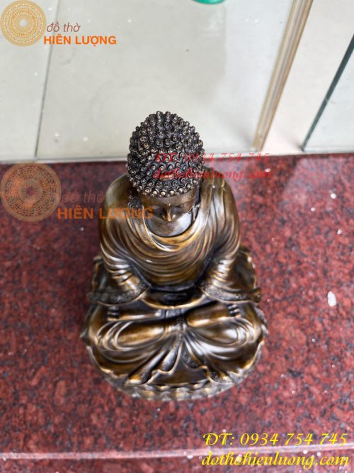 Tượng Thích Ca Bằng Đồng Cao 30cm
