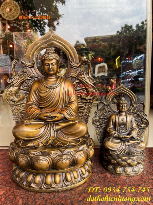 Tượng Phật Thích Ca Chư Thiên Bằng Đồng Hun