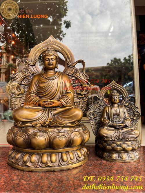 Tượng Phật Thích Ca Chư Thiên Bằng Đồng Hun