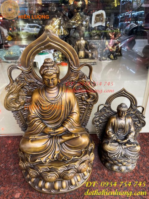 Tượng Phật Thích Ca Chư Thiên Bằng Đồng Hun