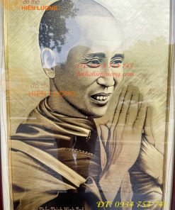 Tranh Sư Thích Minh Tuệ Bằng Đồng Xước
