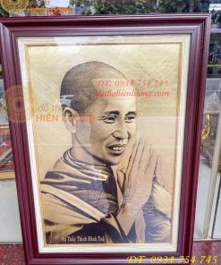 Tranh Sư Thích Minh Tuệ Bằng Đồng Xước