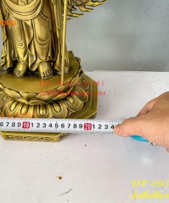 Tượng Phật Thiên Thủ Thiên Nhãn Đứng Cao 60cm Bằng Đồng