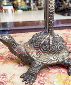 Đôi Hạc Cao 72cm Bằng Đồng Thờ Cúng Màu Hai Công Nghệ