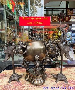 Tam Sự Đỉnh Thất Lân Vờn Cầu Bằng Đồng Hun