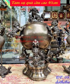 Tam Sự Đỉnh Thất Lân Vờn Cầu Bằng Đồng Hun