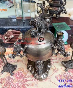 Tam Sự Đỉnh Thất Lân Vờn Cầu Bằng Đồng Hun