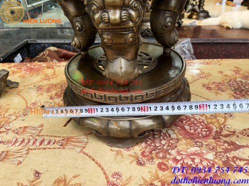 Bộ Ngũ Sự Đỉnh Hoa Sòi Cao 75cm Bằng Đồng Hun