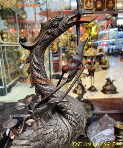 Đôi Hạc Bằng Đồng Cao 85cm Bằng Đồng Hun
