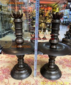 Đôi Chân Nến Cao 60cm Bằng Đồng Hun