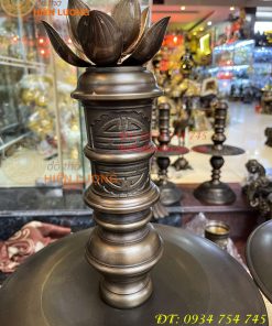 Đôi Chân Nến Cao 60cm Bằng Đồng Hun