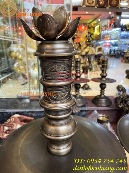 Đôi Chân Nến Cao 60cm Bằng Đồng Hun