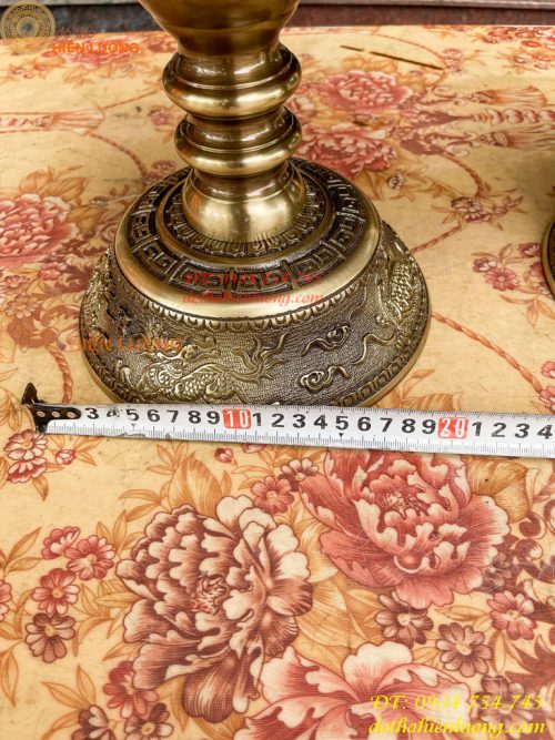 Bộ Ngũ Sự Đỉnh Rồng Cao 65cm Bằng Đồng Hai Công Nghệ