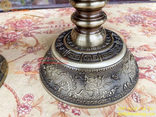 Bộ Ngũ Sự Đỉnh Rồng Cao 65cm Bằng Đồng Hai Công Nghệ