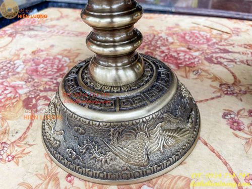 Bộ Ngũ Sự Đỉnh Rồng Cao 65cm Bằng Đồng Hai Công Nghệ