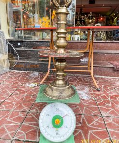 Bộ Ngũ Sự Đỉnh Rồng Cao 65cm Bằng Đồng Hai Công Nghệ