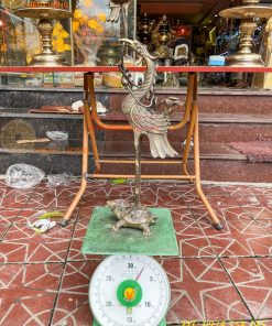 Bộ Ngũ Sự Đỉnh Sòi Cao 55cm Bằng Đồng Hai Công Nghệ