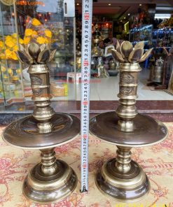 Bộ Ngũ Sự Đỉnh Sòi Cao 55cm Bằng Đồng Hai Công Nghệ