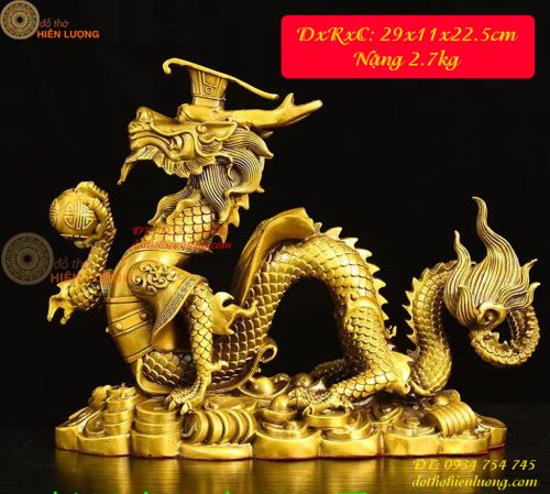 Tượng Vua Rồng Bằng Đồng Phong Thủy