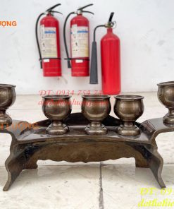 Ngai Thờ 5 Chén Khảm Tam Khí