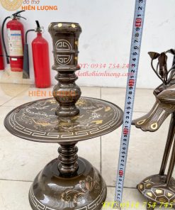 Bộ Đỉnh 50cm Khảm Tam Khí Ngũ Sự