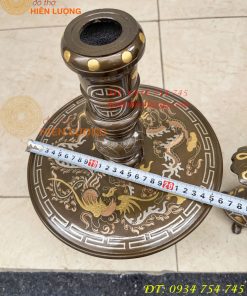 Bộ Đỉnh 50cm Khảm Tam Khí Ngũ Sự