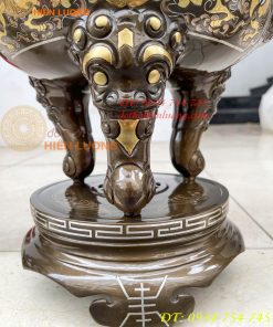 Bộ Đỉnh 50cm Khảm Tam Khí Ngũ Sự