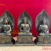 Bộ Tượng Sa Bà Tam Thánh Bằng Đồng Cao 40cm