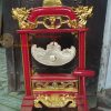 Khánh Treo Bằng Đồng Khung Gỗ Sơn Son Thếp Vàng