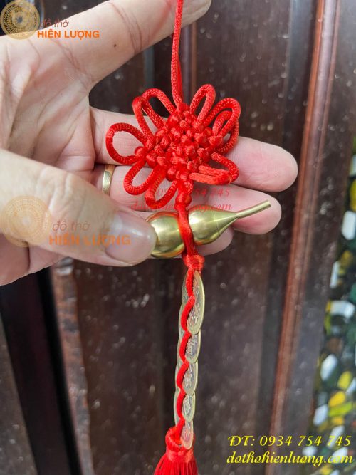 Dây Treo Hồ Lô Ngũ Đế Bằng Đồng Phong Thủy