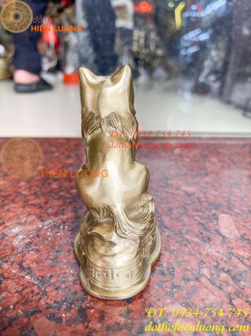 Tượng Mèo Việt Nam Bằng Đồng Phong Thủy