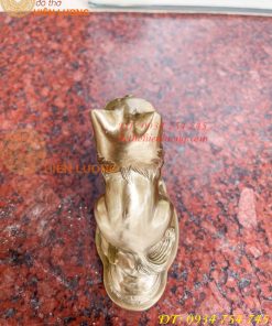 Tượng Mèo Việt Nam Bằng Đồng Phong Thủy